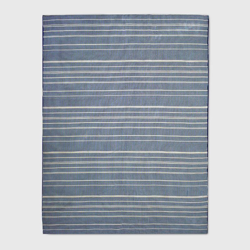 9' x 12' Tonal Stripe Outdoor Rug Blue - Project 62™