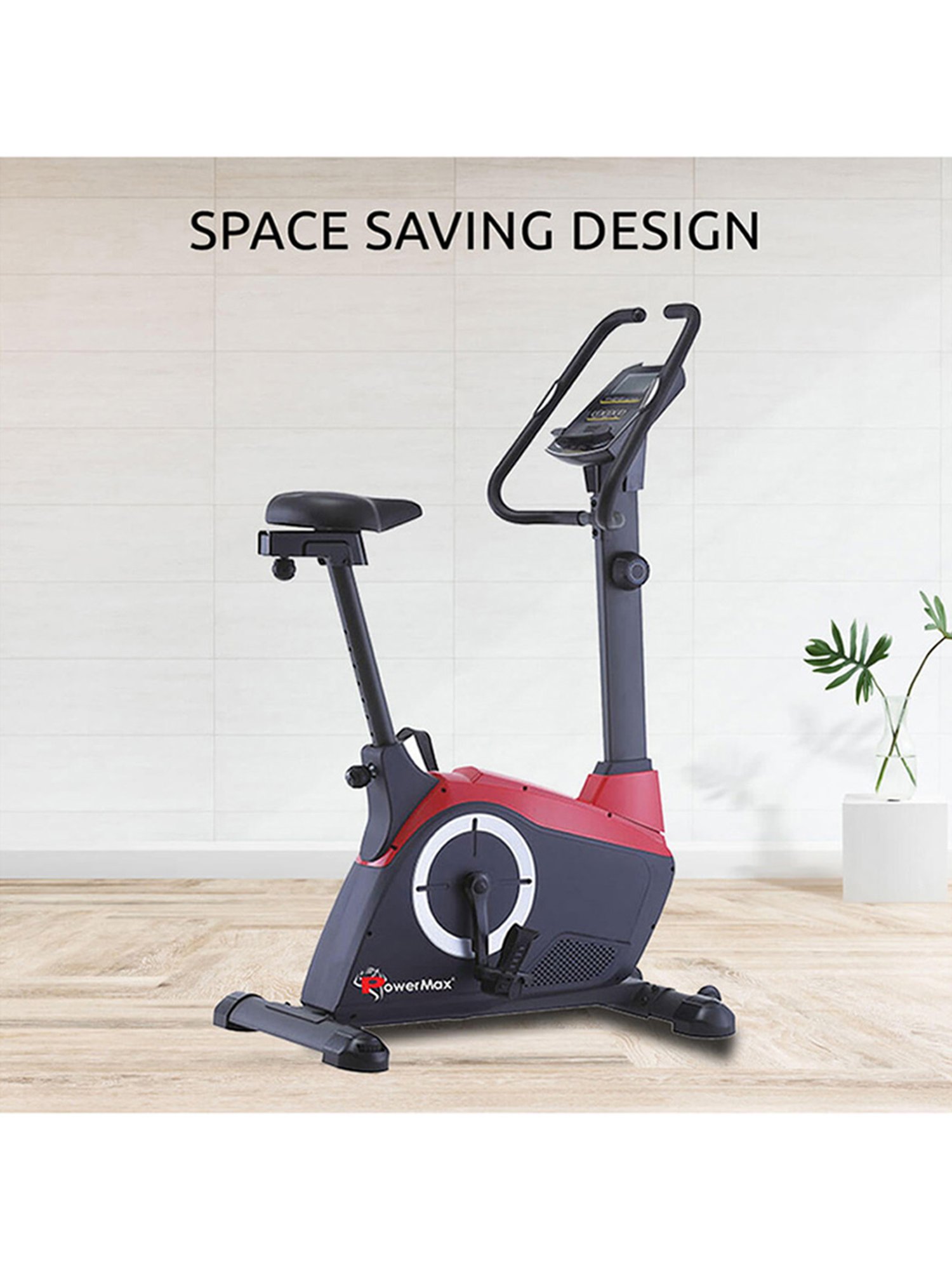 PowerMax Fitness BU-800 Upright Bike (Black)