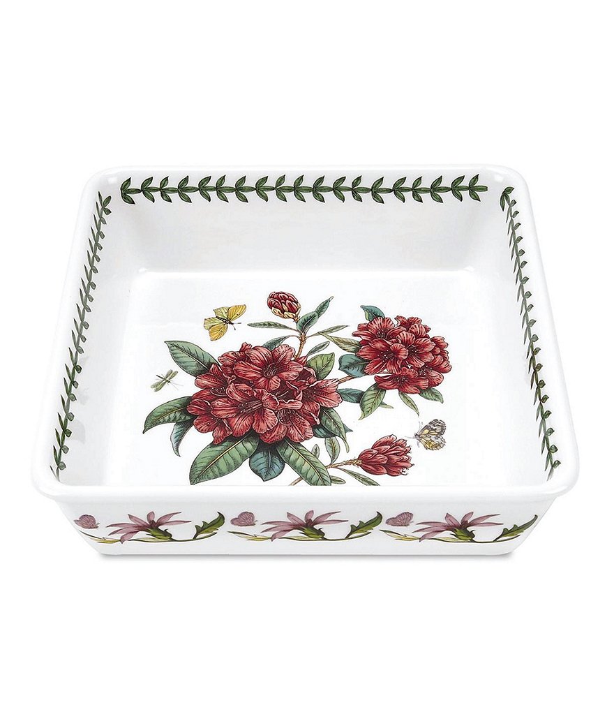 Portmeirion Botanic Garden Rhododendron Square Dish