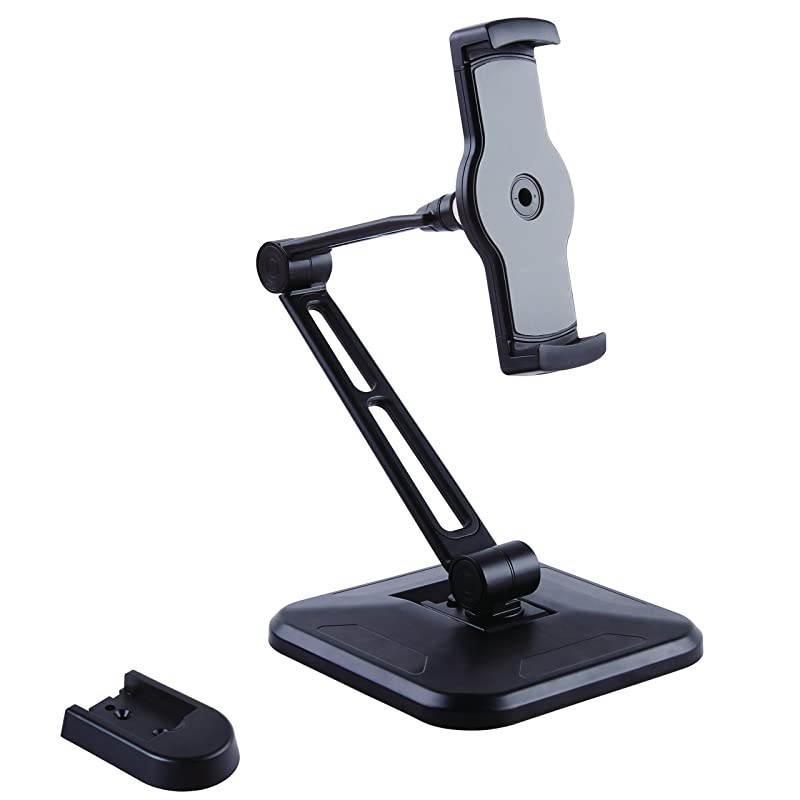com Universal Tablet Stand Portable Tablet Stand w Optional Wallmount Base Adjustable Pivoting Tablet Stand ARMTBLTDT