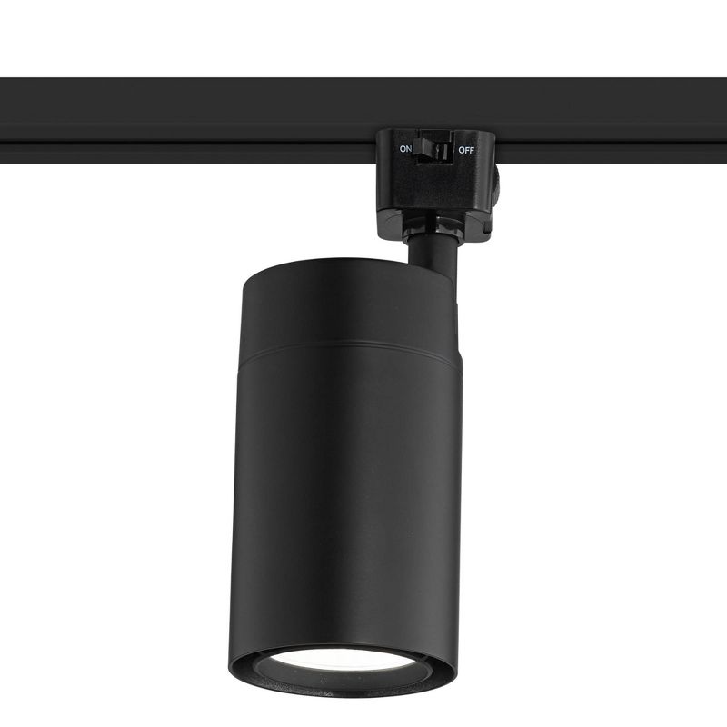 Pro Track Black 15 Watt LED Cylinder Track Head