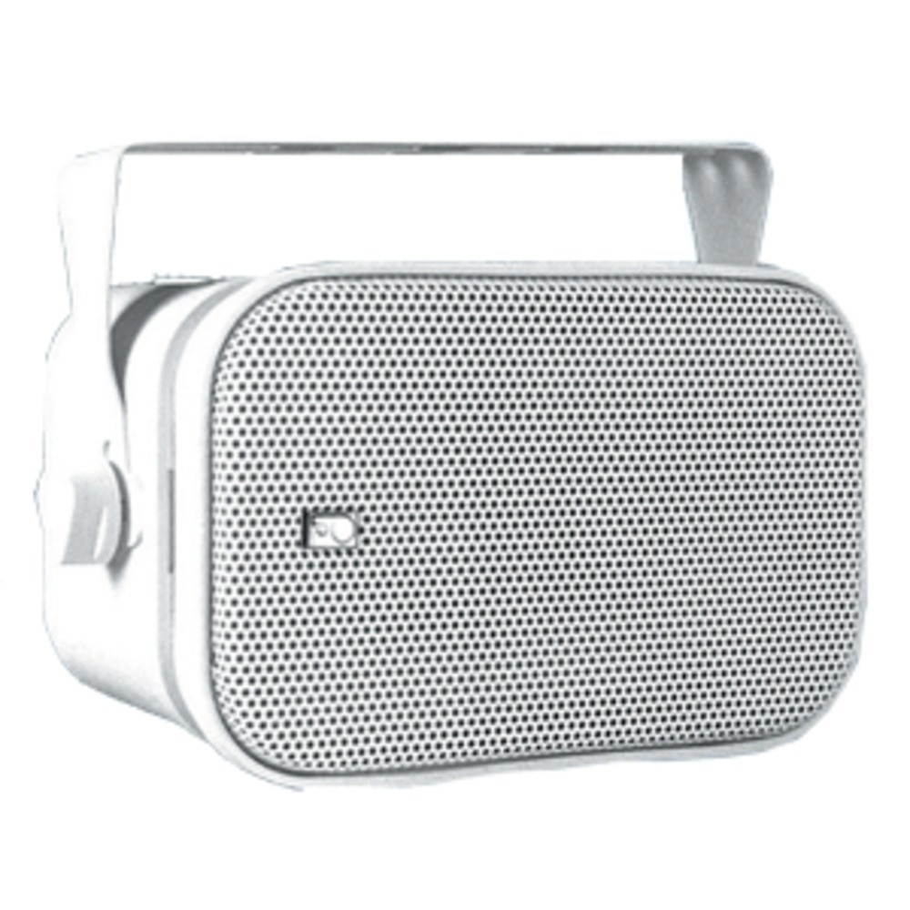 PolyPlanar MA800W Compact Box Speaker, Pair (White)
