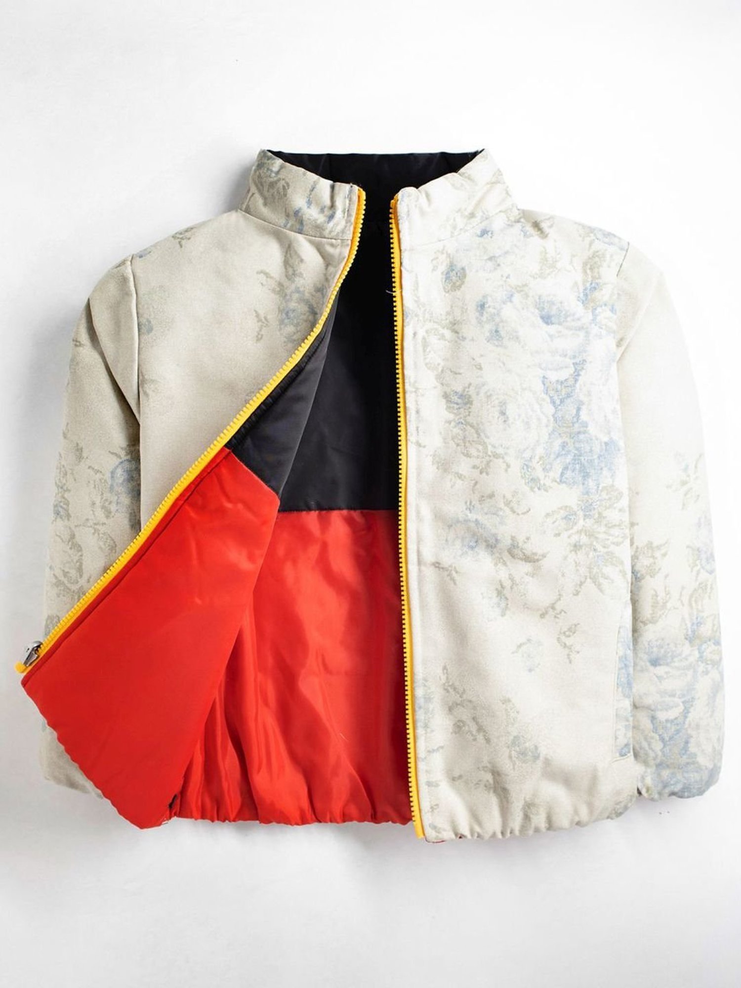 Allen Solly Junior Navy & Green Color Block Full Sleeves Jacket