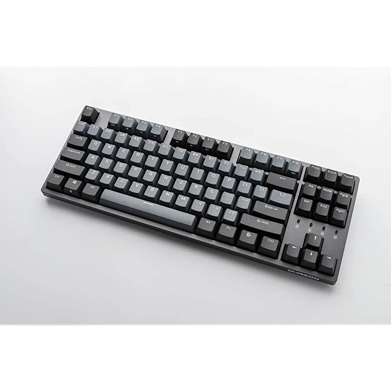Taurus K320 TKL Mechanical Gaming Keyboard - 87 Keys - Double Shot PBT - NKRO - USB Type C (Cherry Brown, Space Grey)