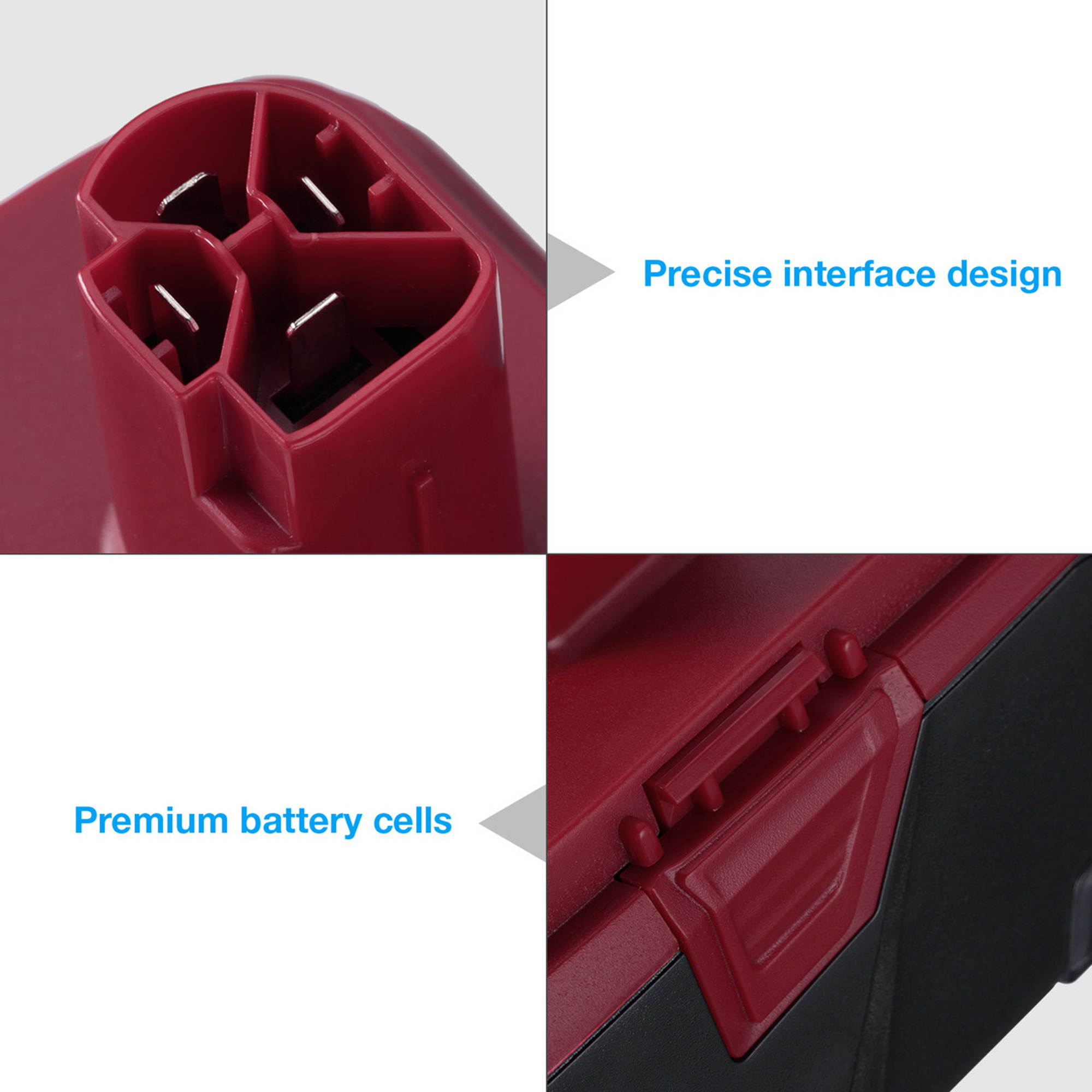 Powerextra 2 Pack 19.2V 4000mAh Replacement Batteries for Craftsman C3 Compact Lithium-ion Battery 11375 11374 Power Tools