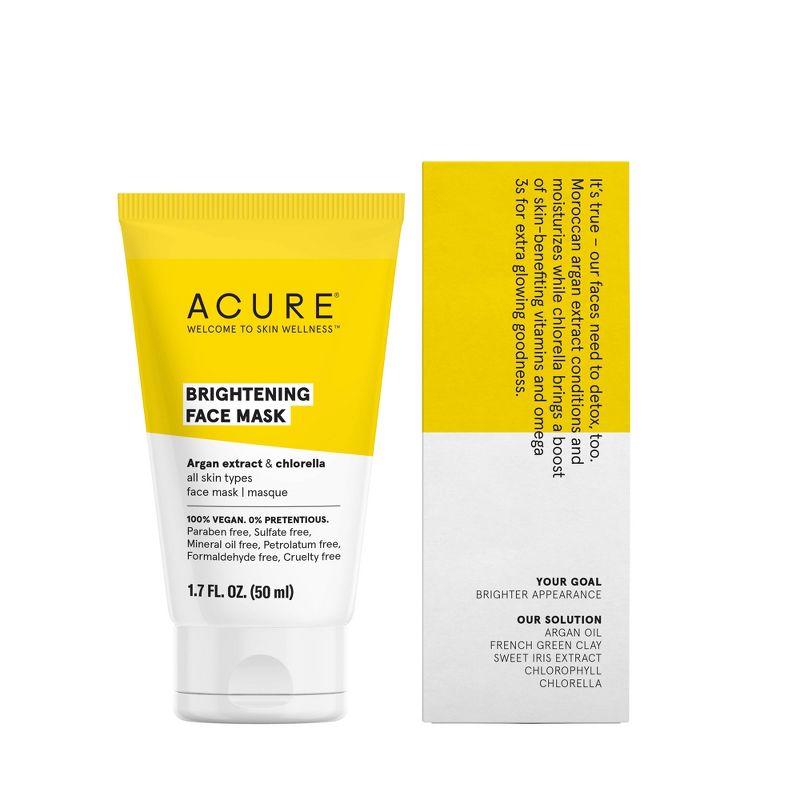 Acure Brightening Face Mask - 1.7 fl oz