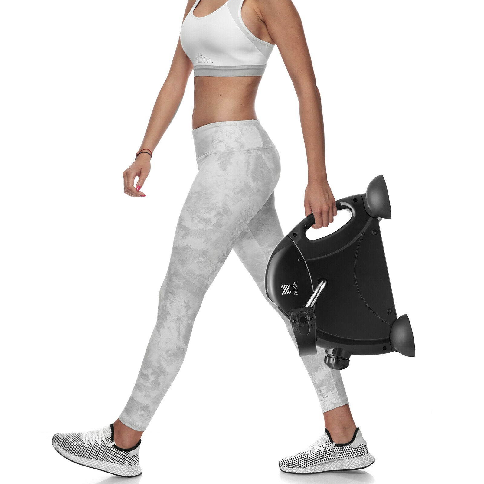 Under Desk Stonary Exercise Bike  - Portable Arm Leg Foot Pedal Exerciser