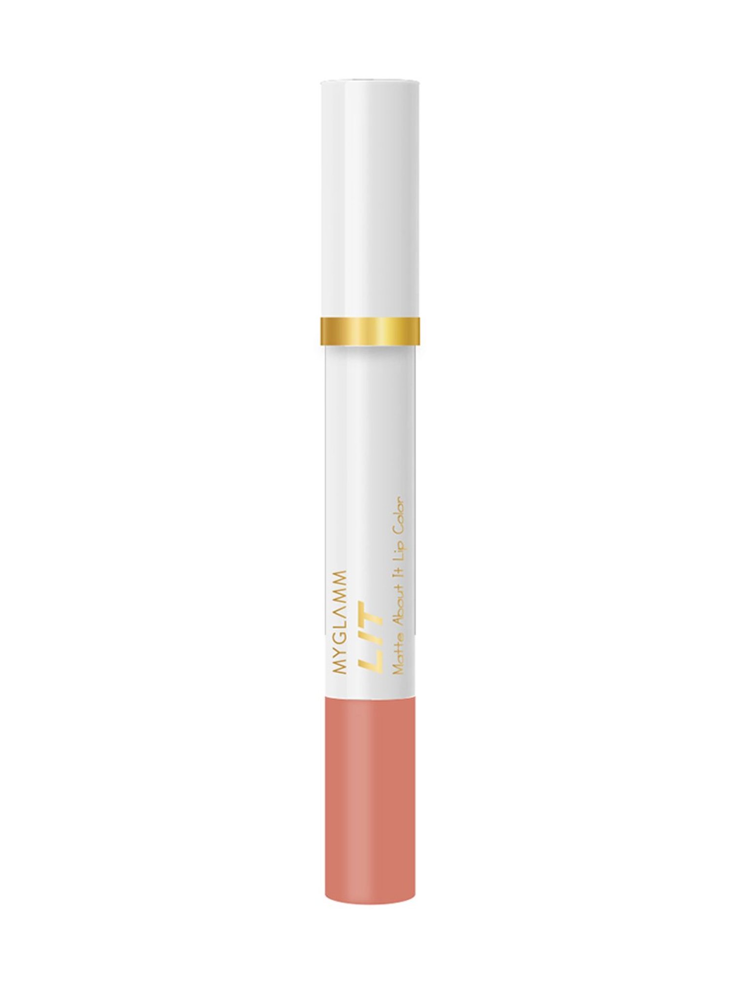 MyGlamm LIT Matte About It Lip Color Taupe Samba - 2.8 gm