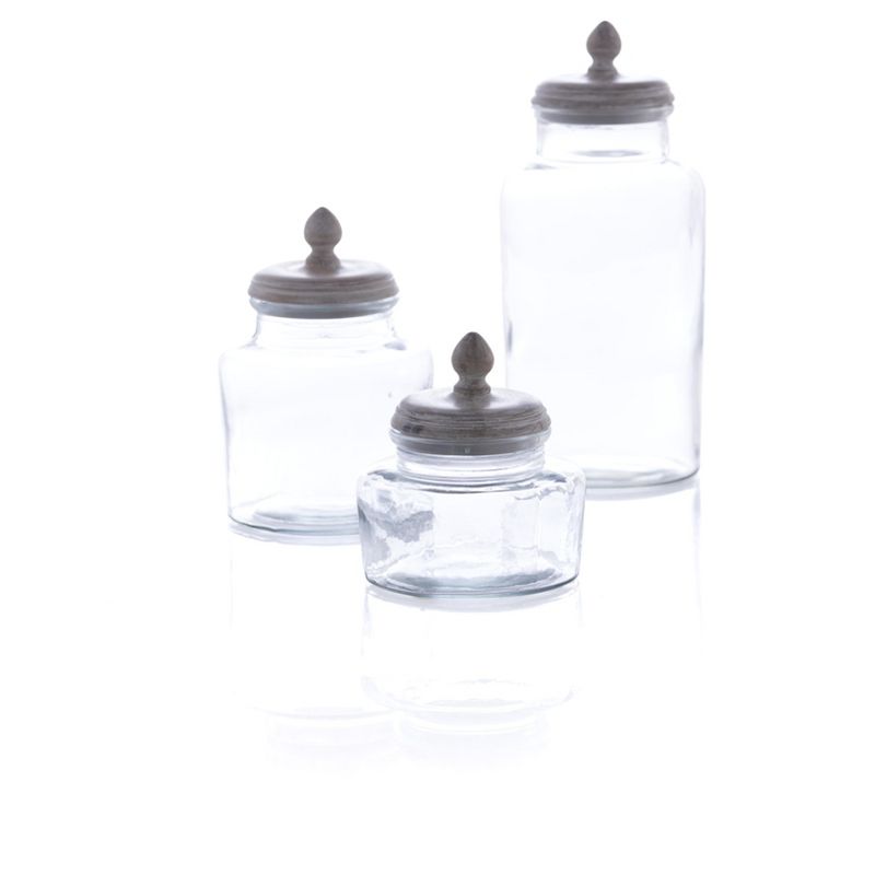 Large Rabat Jar  - Clear - Shiraleah