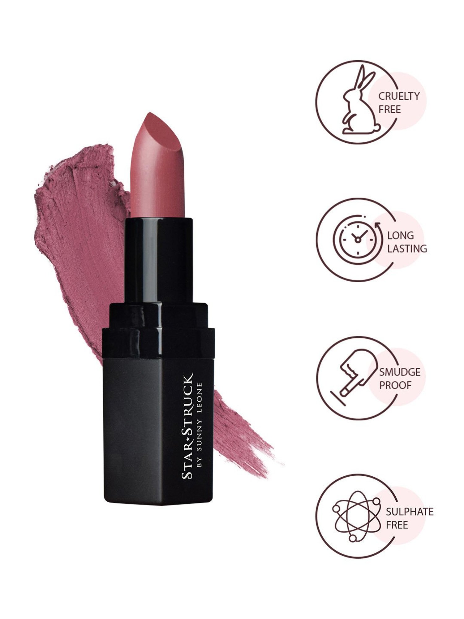 StarStruck By Sunny Leone Intense Matte Lip color Sugar Plum - 4.2 gm