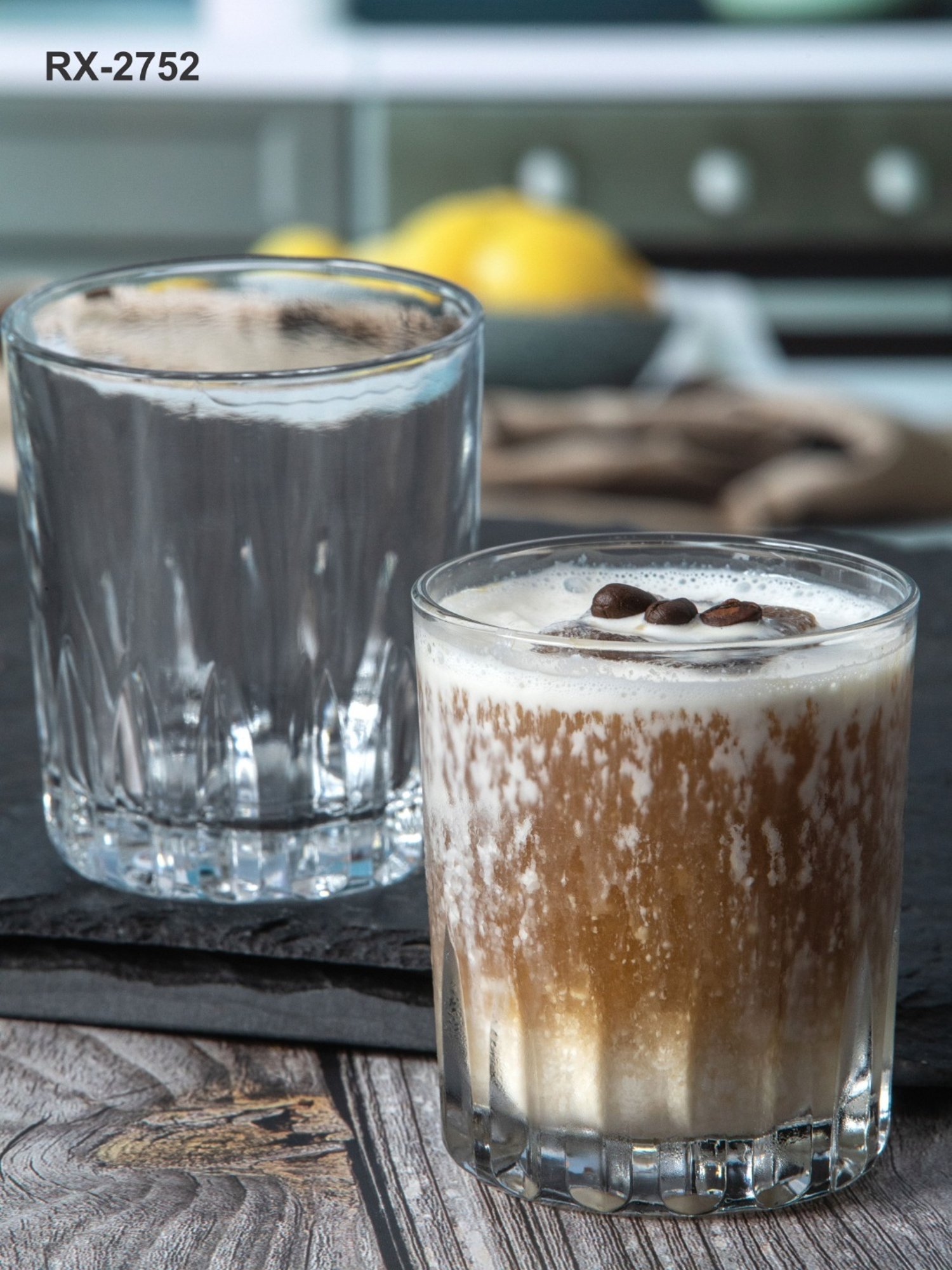 ROXX Transparent Glass Tumbler - Set of 6 (215ml)