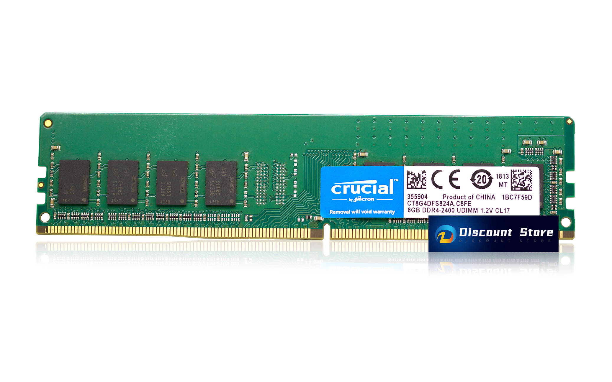 Crucial CT8G4DFS6266.M4FE 32GB(4X8GB) DDR4-2666 PC4-21300 DIMM CL19 RAM 288-PIN Desktop Memory