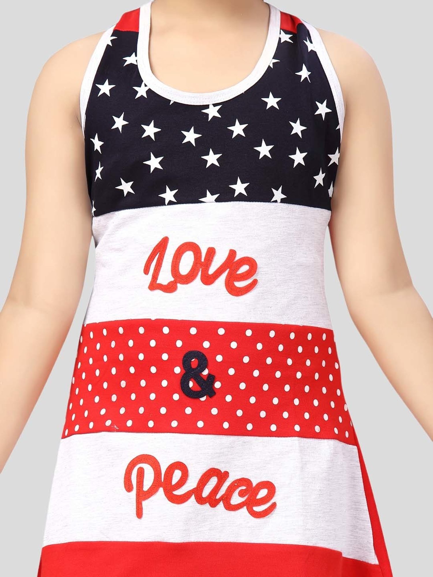 Aarika Kids Multicolor Printed Midi Dress