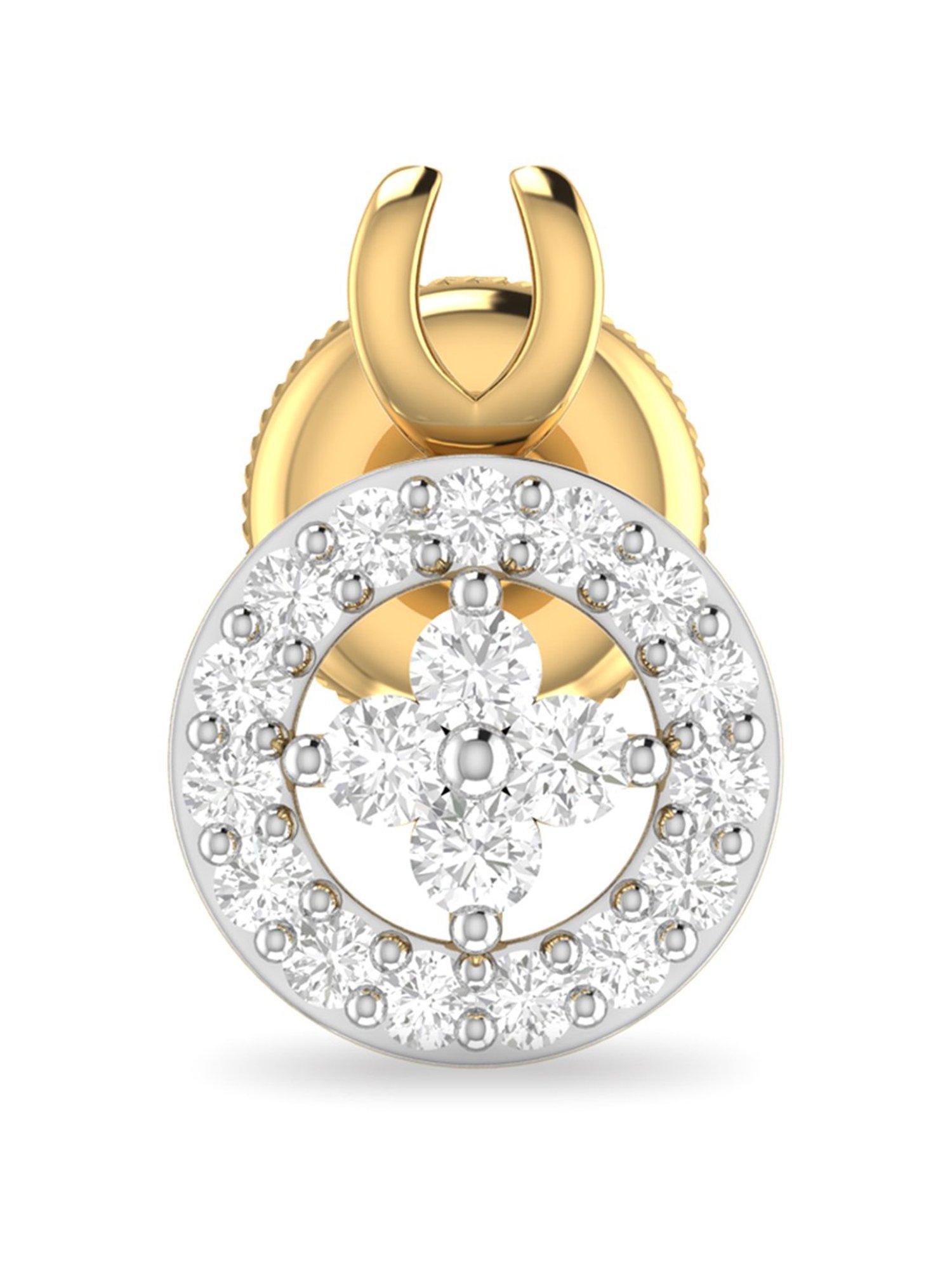 PC Jeweller Kunsgnos 22 kt Gold Earrings