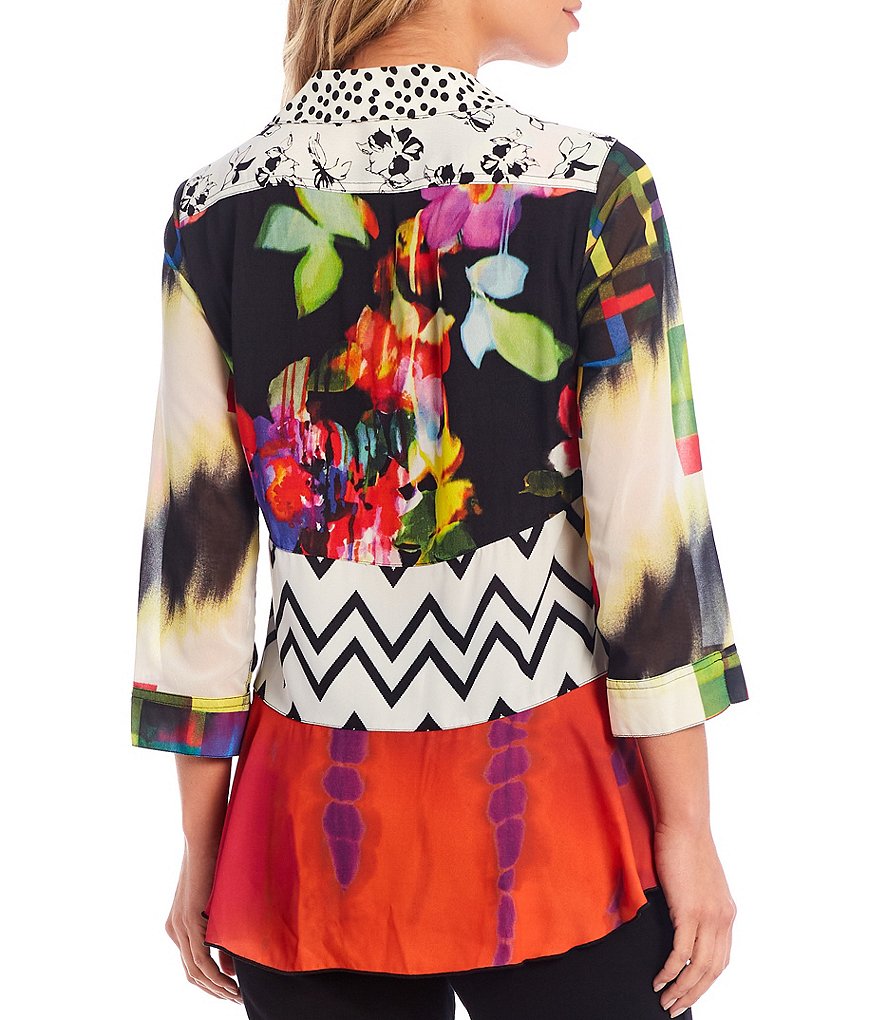 Karyn Seo Hazel Lattice Lace Linen Top