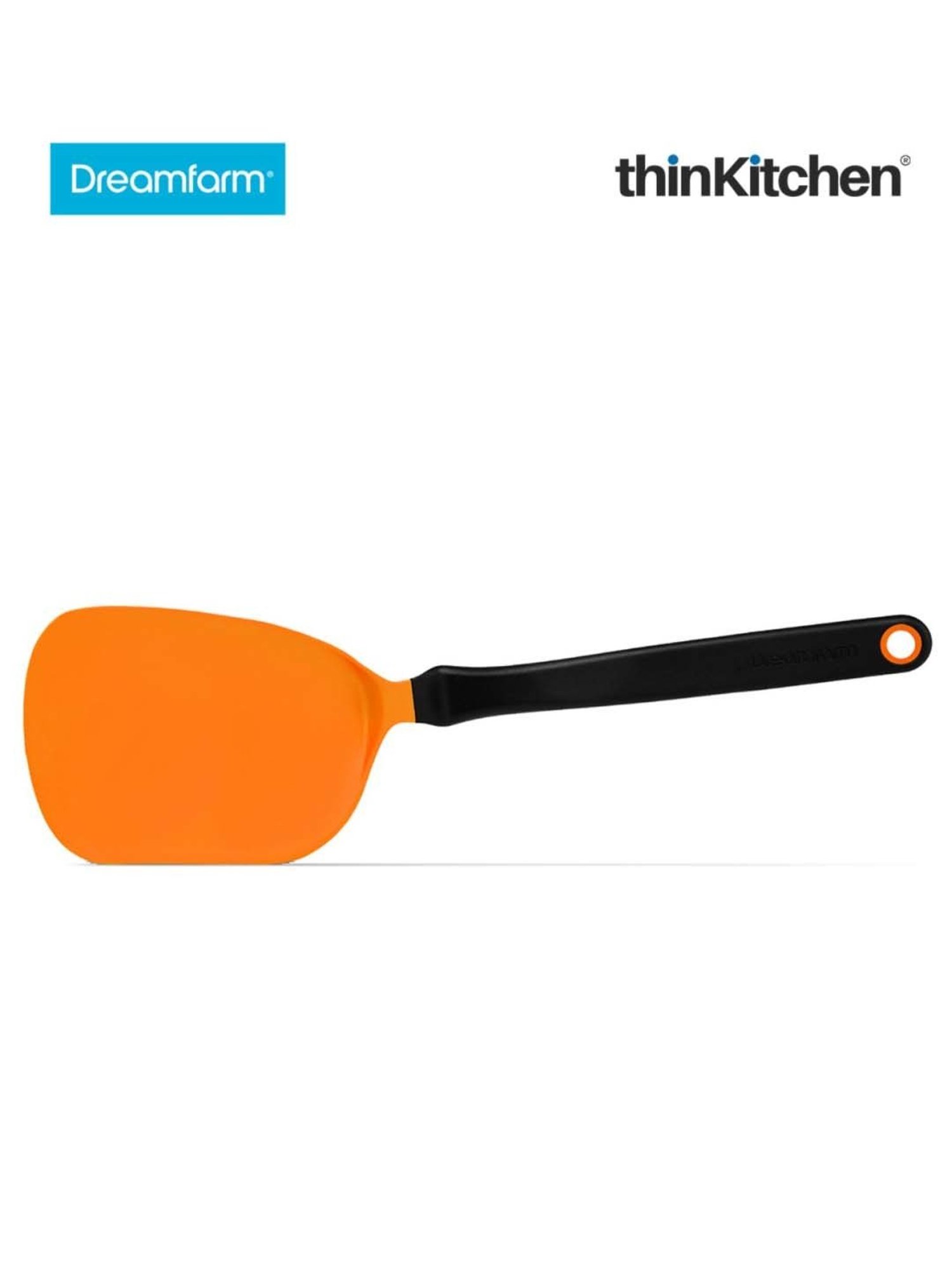 Dreamfarm Orange Nylon Chopula Super Flexible Chopping Sit Up Spatula