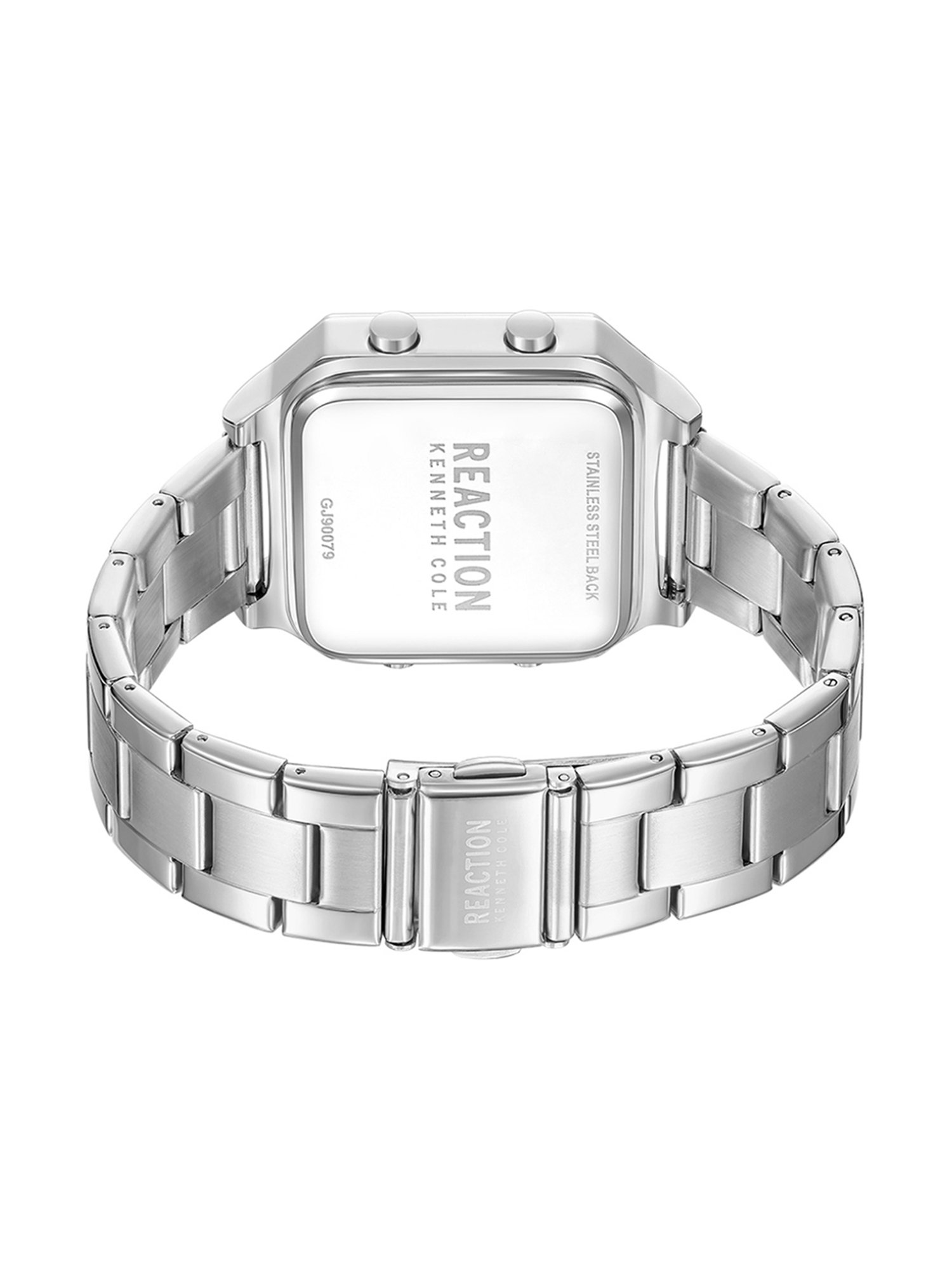 REACTION KENNETH COLE  Digital Stainless Steel Strap Watch for Women's  - KRWGJ9007905