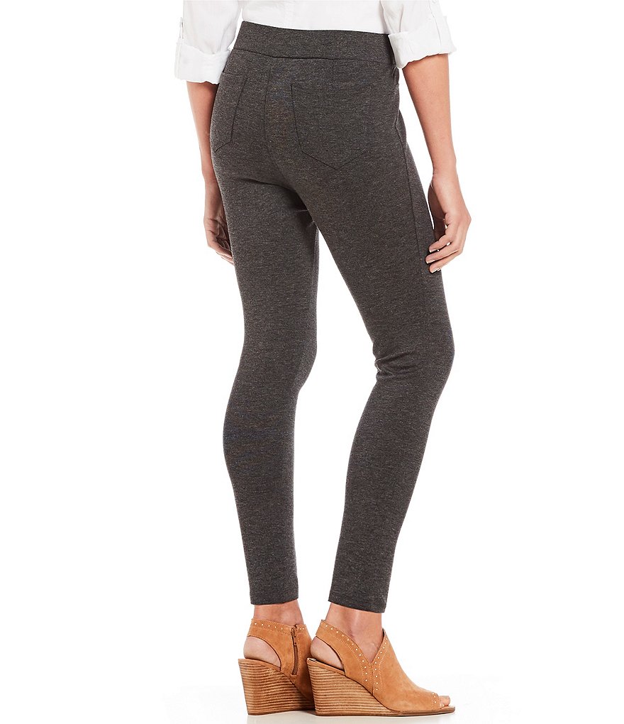 Intro Petite Size Bella Solid Double Knit Slim Her Leggings