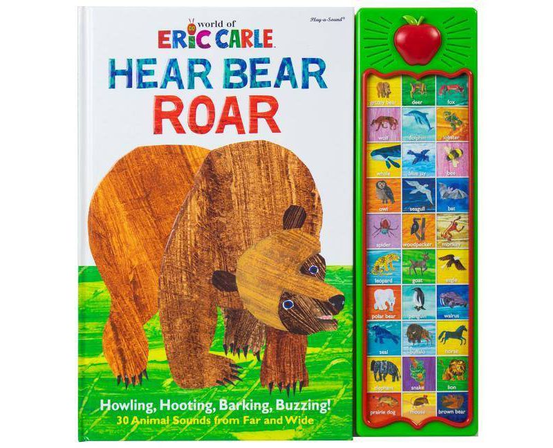 World of Eric Carle, Hear Bear Roar 30 Animal Sound Board Book