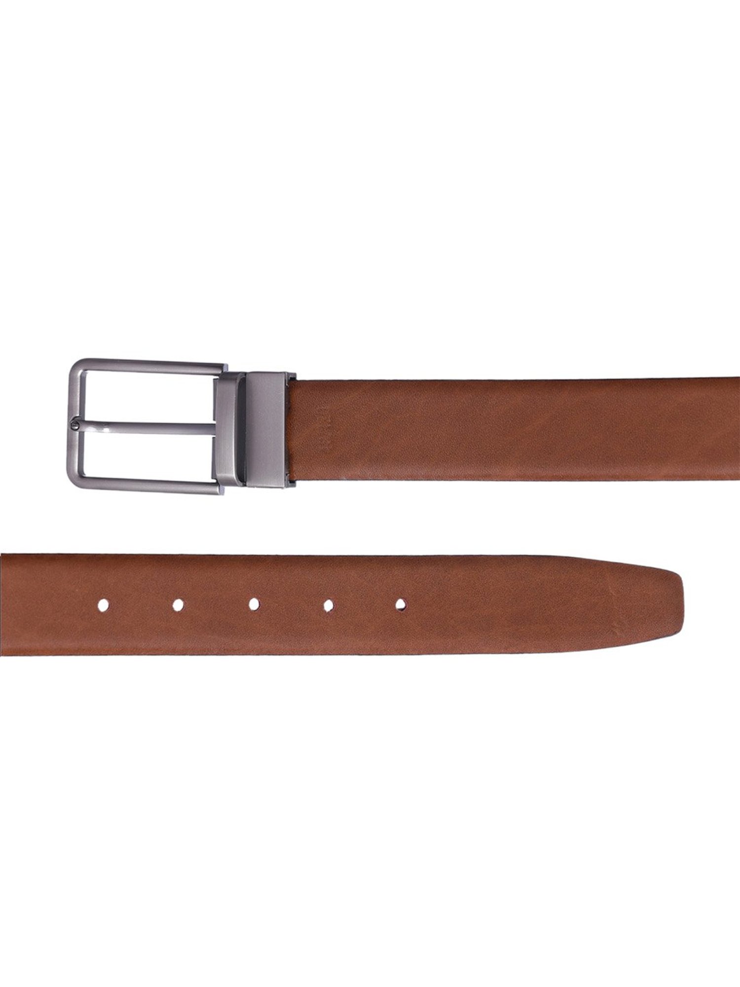 Kara Black & Tan Reversible Belt for Men