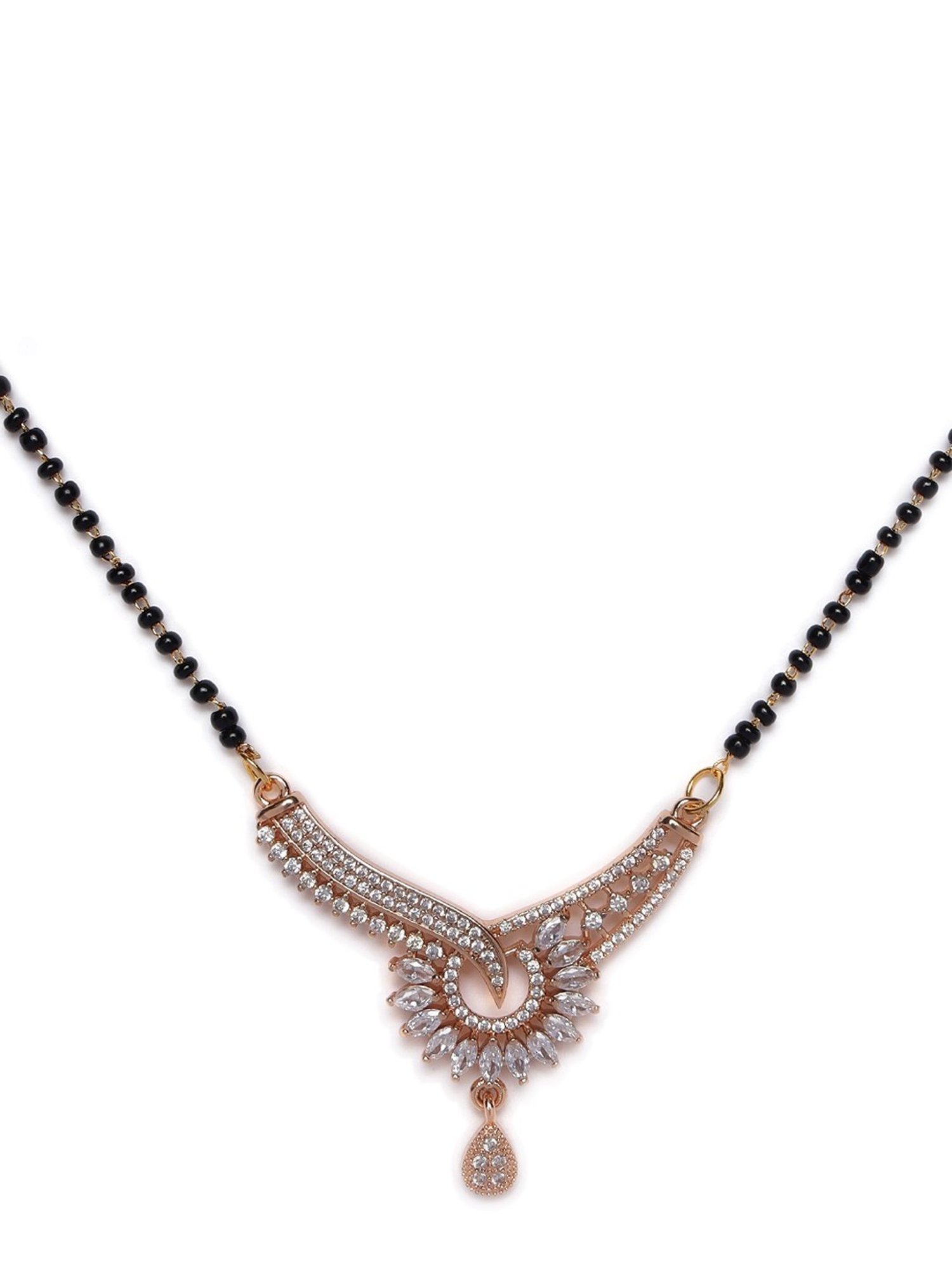 Aatmana Black Mangalsutra for Women
