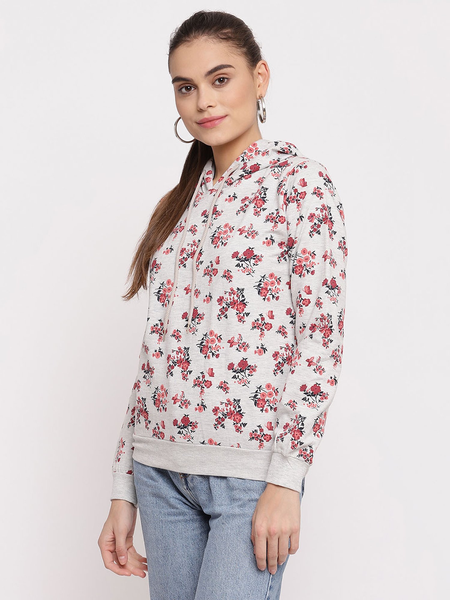 The Vanca Off White Hooded Sweatshirt