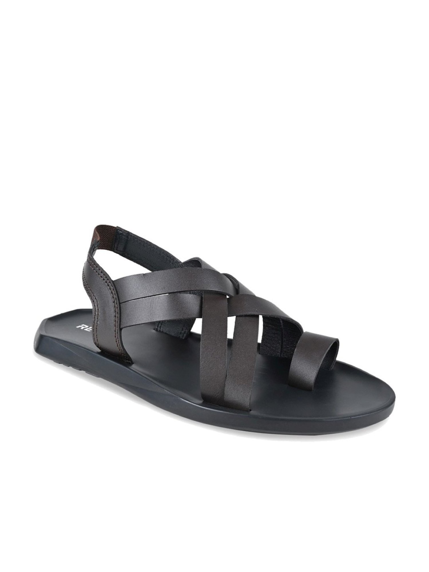 Regal Men's Brown Sling Back Sandals