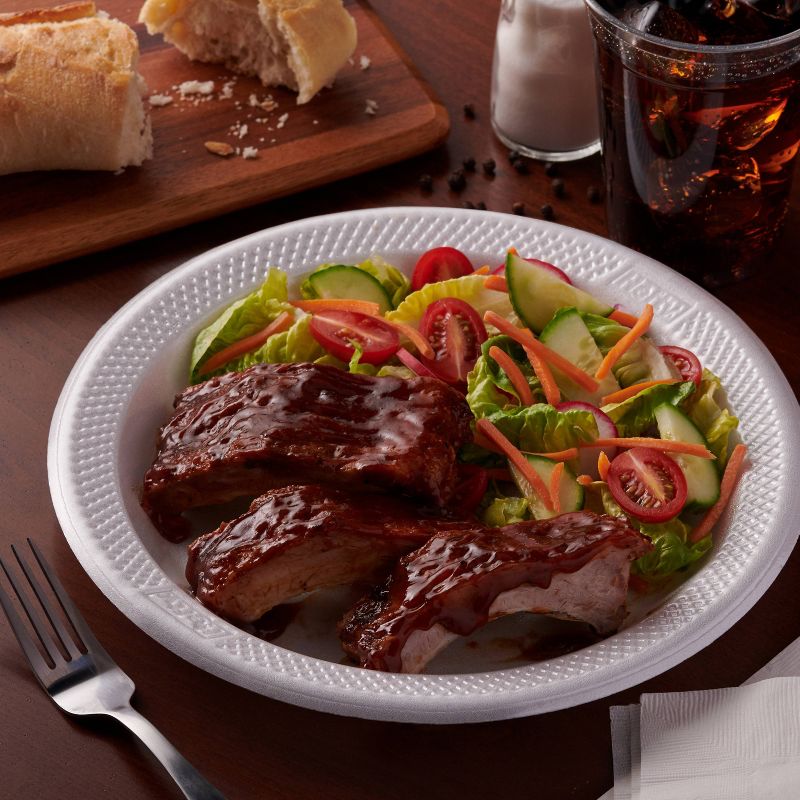 Hefty Deluxe Extra Strong & Deep Disposable Plates - 18ct