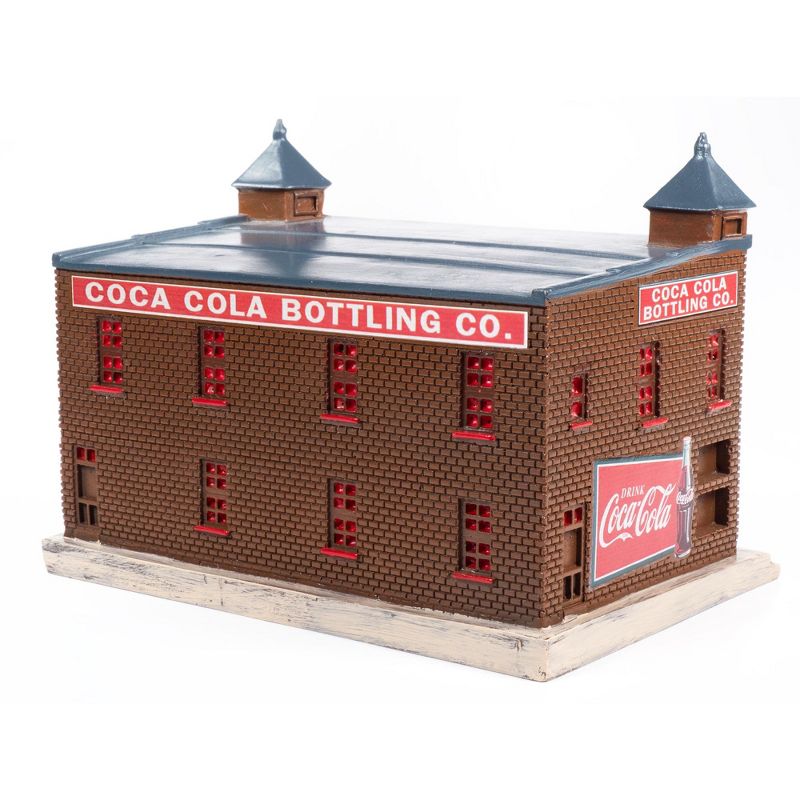"Coca-Cola Bottling Co." Bottling Plant Building "TraxSide Collection" Series for 1/87 (HO) Scale Models by Classic Metal Works