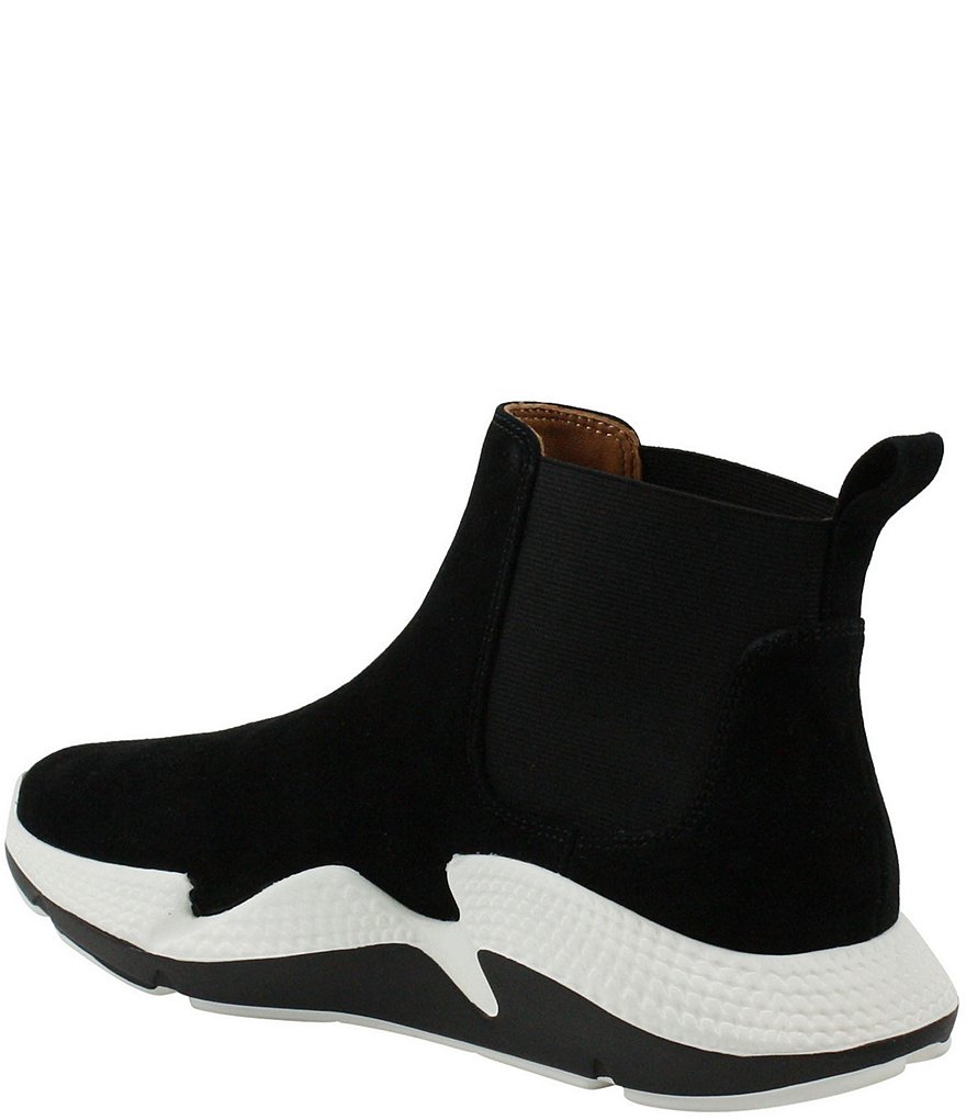 L'Amour Des Pieds Haddy Suede Chelsea Chunky Sneaker Booties