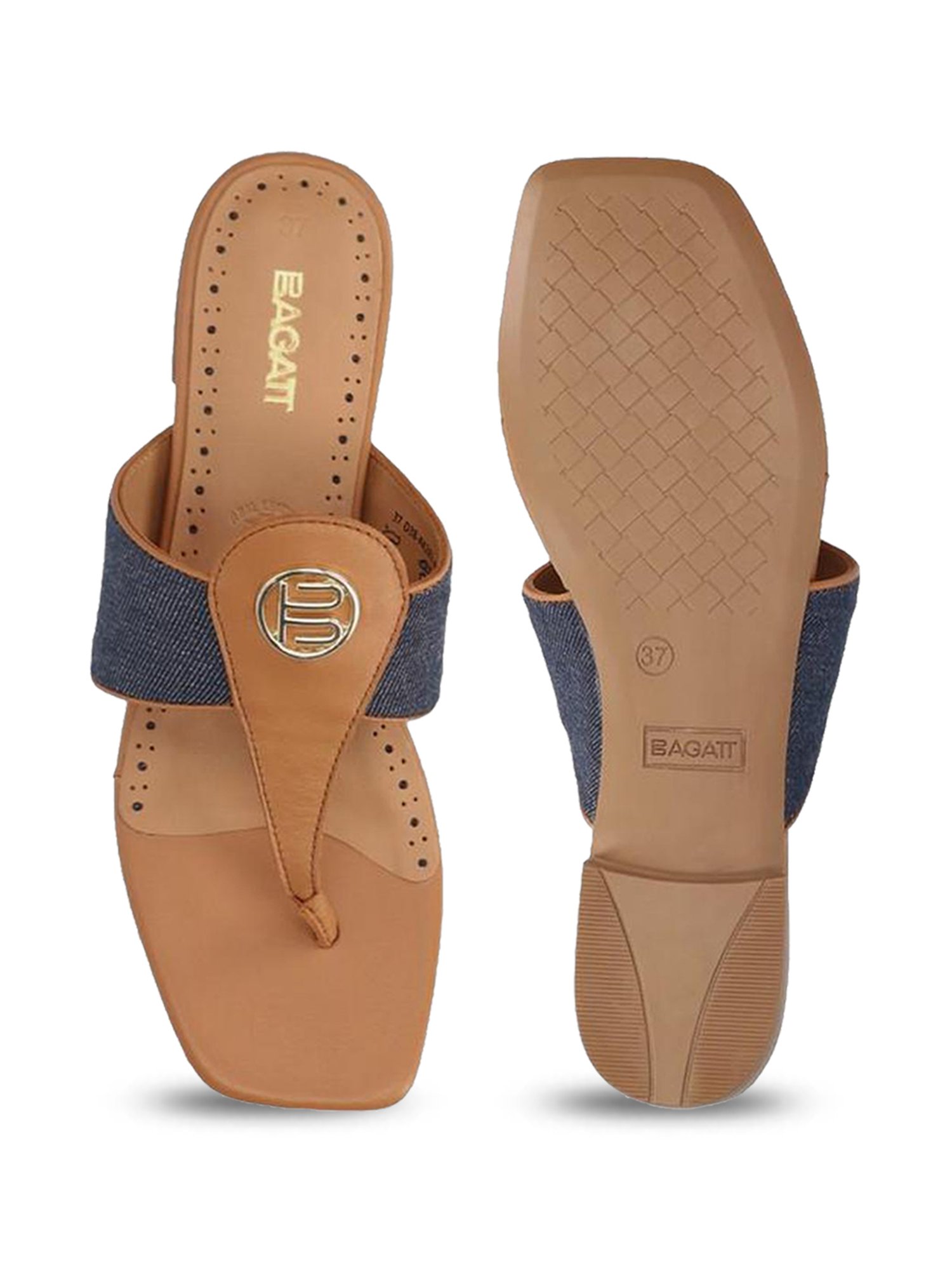 Bagatt Women's Mala Cognac Thong Sandals