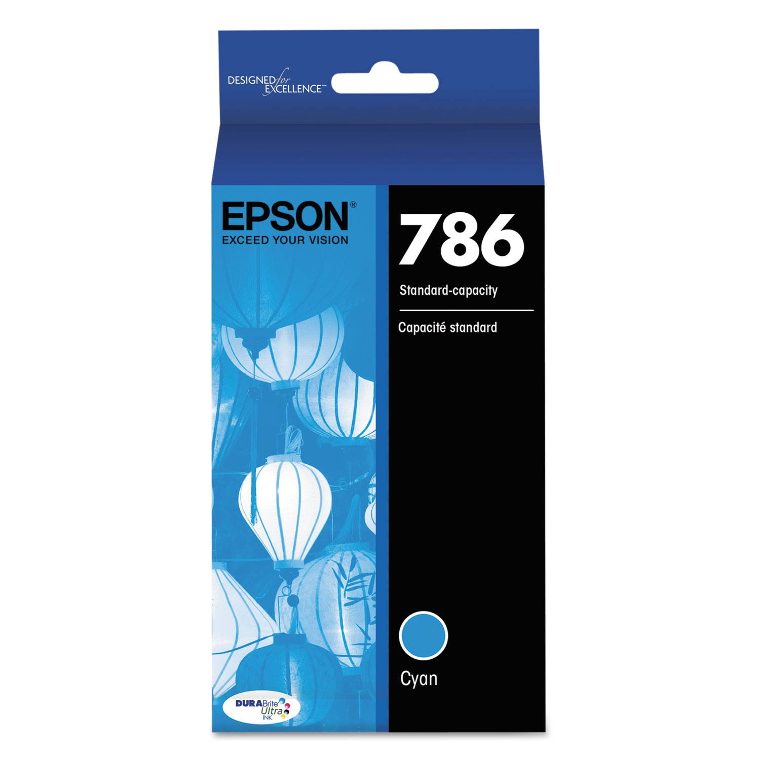 Epson America T786220S Durabrite Ultra Ink Cartridge, Cyan