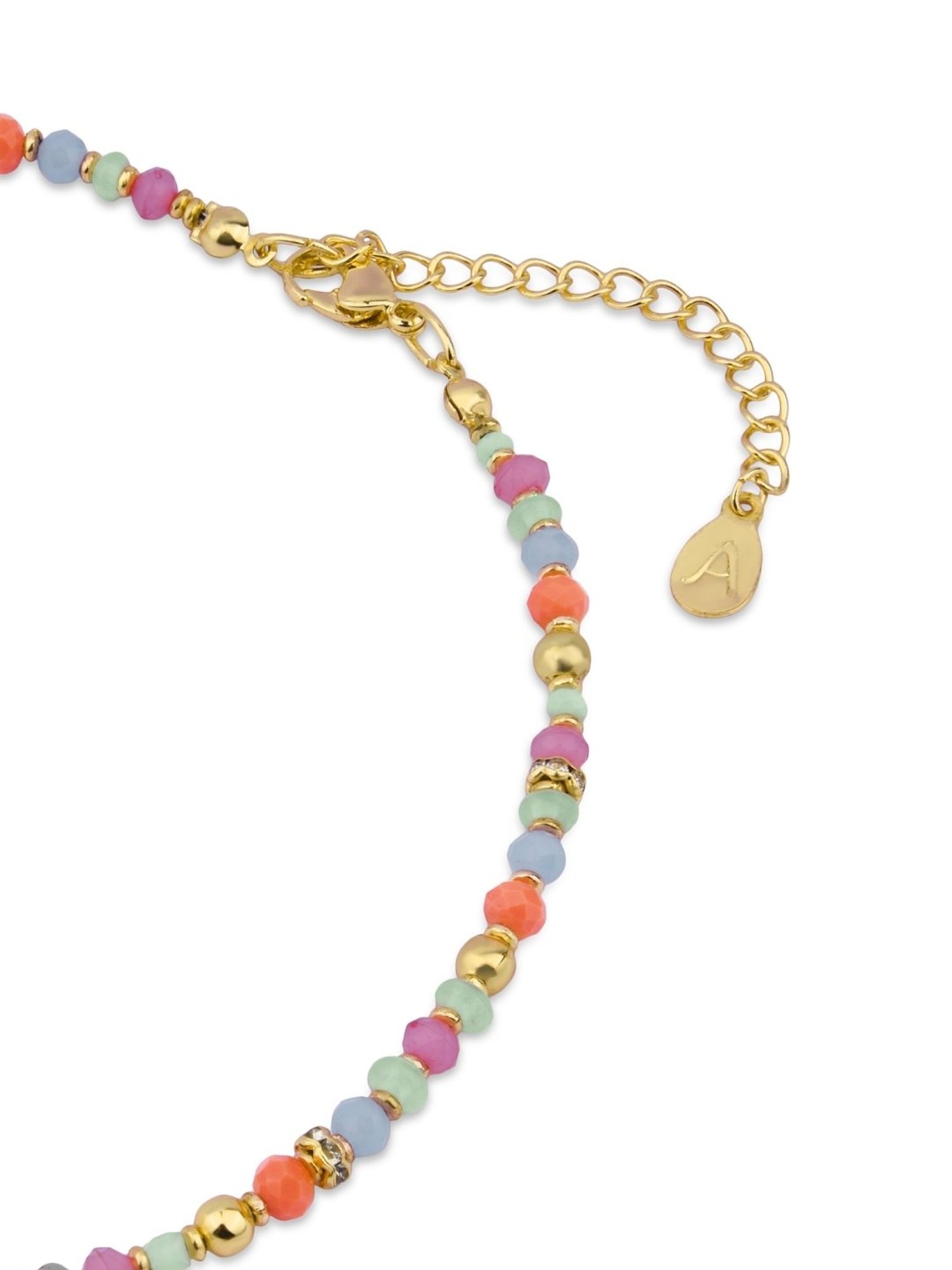 Accessorize London Women's Multi Rounded Beaded Necklace