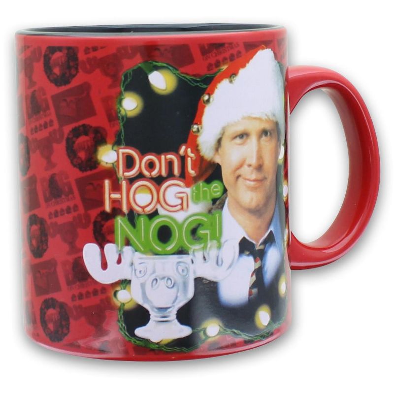 Silver Buffalo National Lampoon's Christmas Vacation "Don't Hog Nog" Ceramic Mug | 20 Ounces