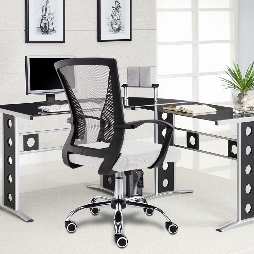Modern Home Zuna Mid-Back Office Chair - Black/White