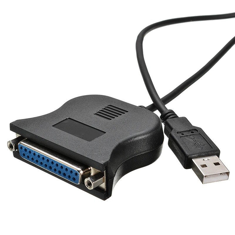 For IEEE 1284 Printer 1pc 25 Pin Parallel Port Adapter Cable High Quality USB 2.0 Printer Cable HiUSB To Parallel Adapter