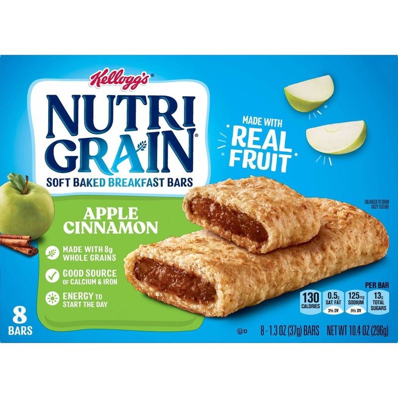 Nutri-Grain Apple Cinnamon Cereal Bars - 8ct - Kellogg's