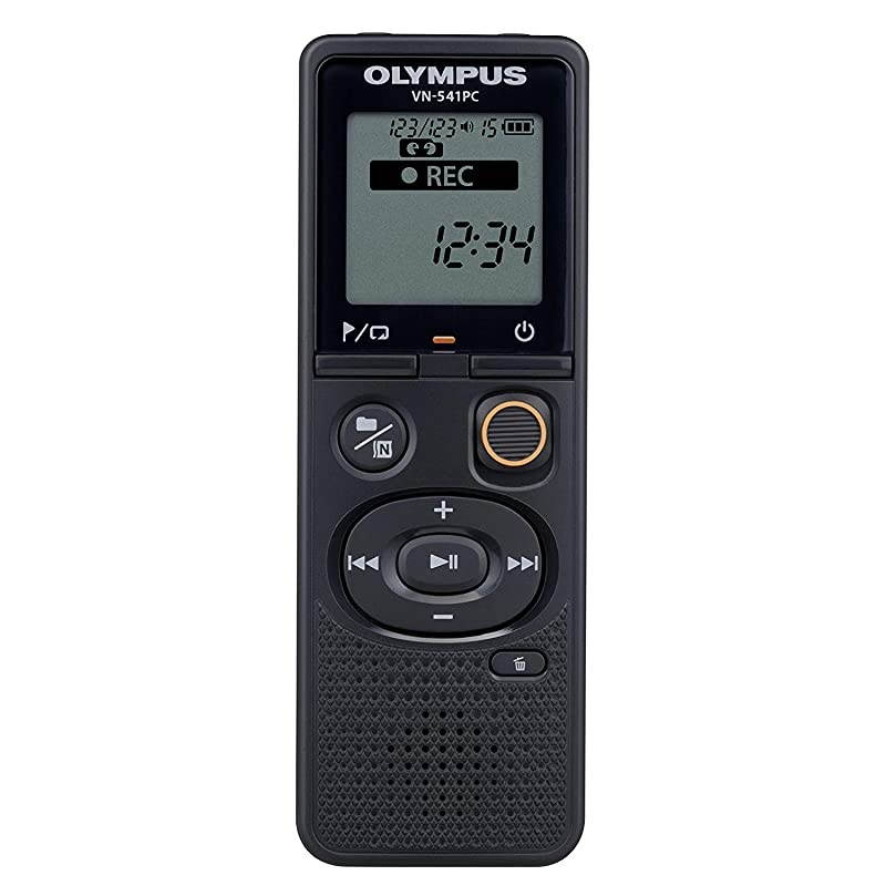 VN-541PC With PC Link 4GB Black Digital Voice Recorder
