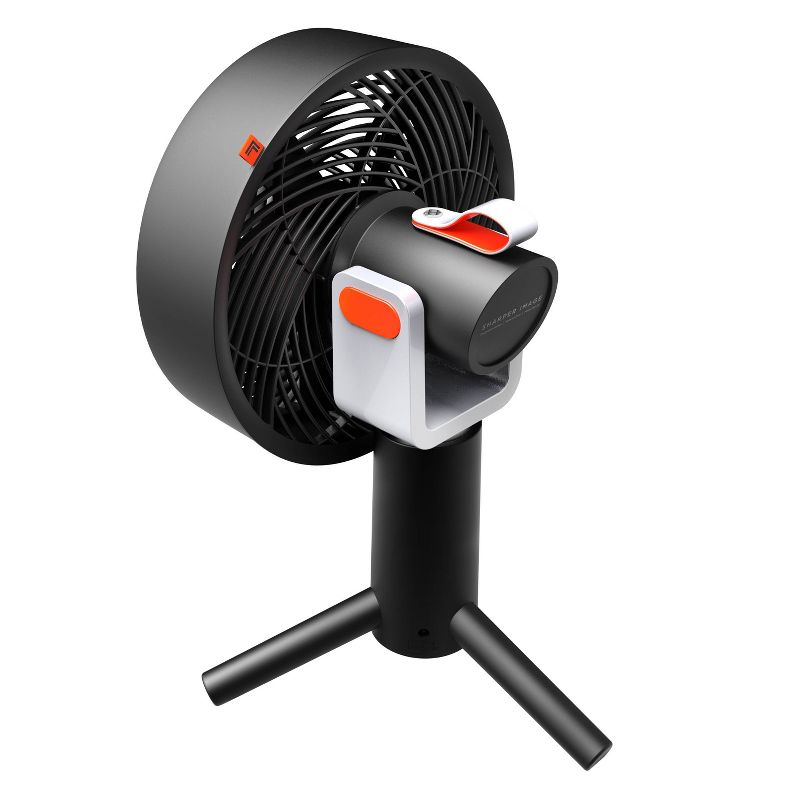 Sharper Image Spin 10 Compact Oscillating Fan Black