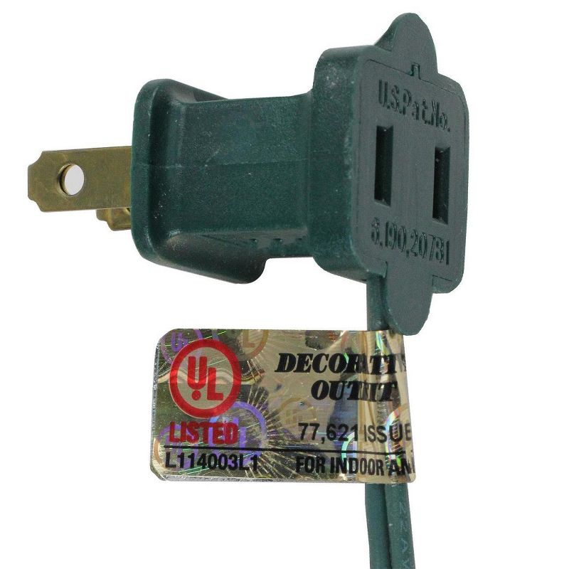 J. Hofert Co 25ct C7 Christmas Lights Clear White - 24' Green Wire