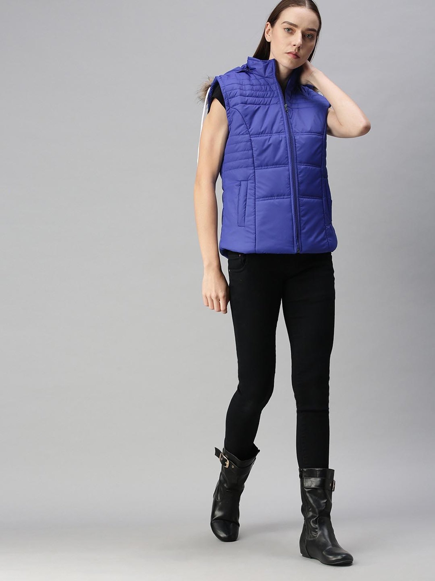 VOXATI Blue Quilted Jacket