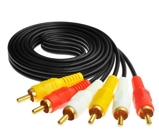 Video CableComposite Cord 100 ft RCA to RCA MMx3AV Cable for TVDVDVCD etd