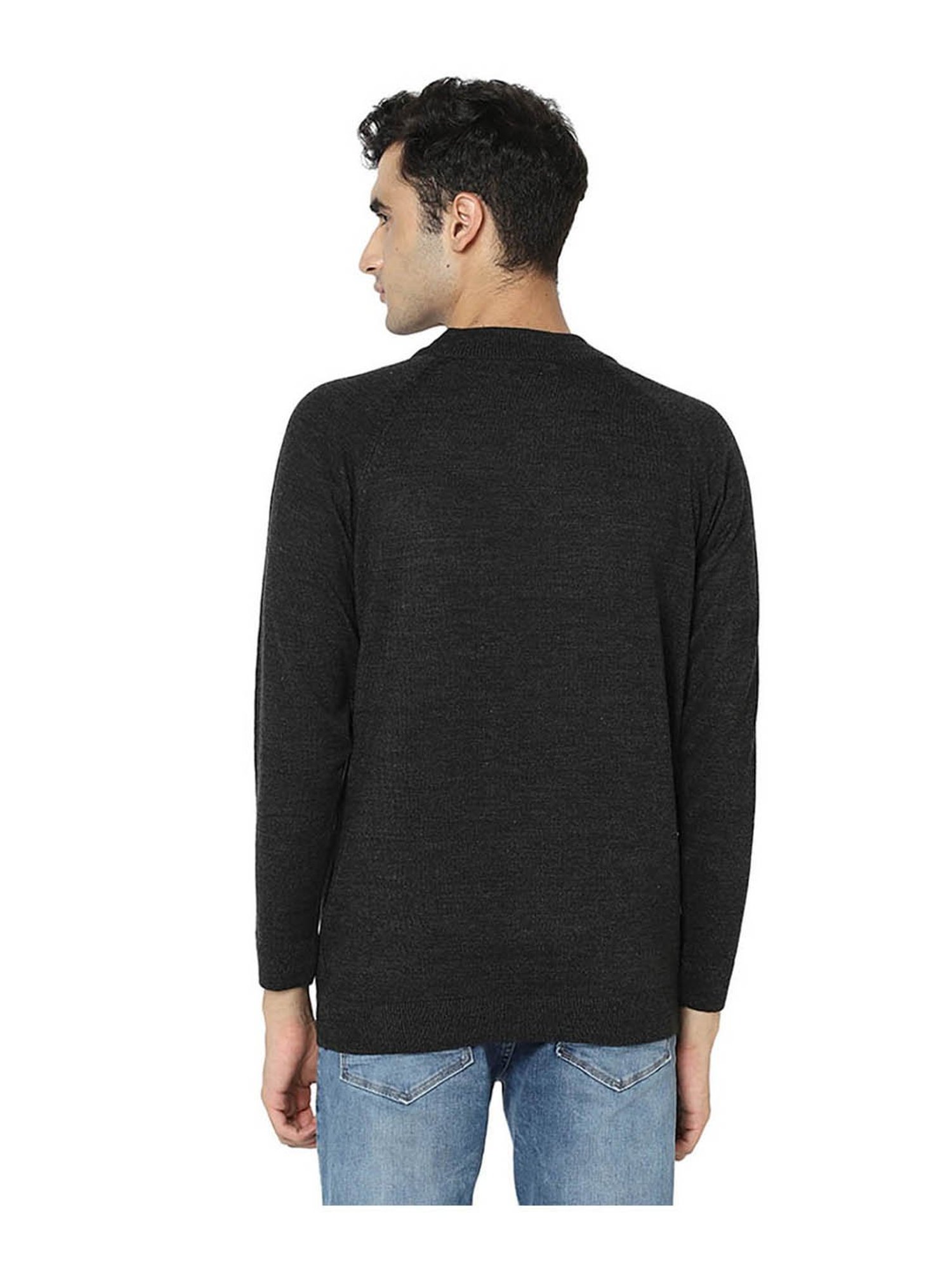 Venitian- Forbidden Clothing Black Regular Fit Sweater