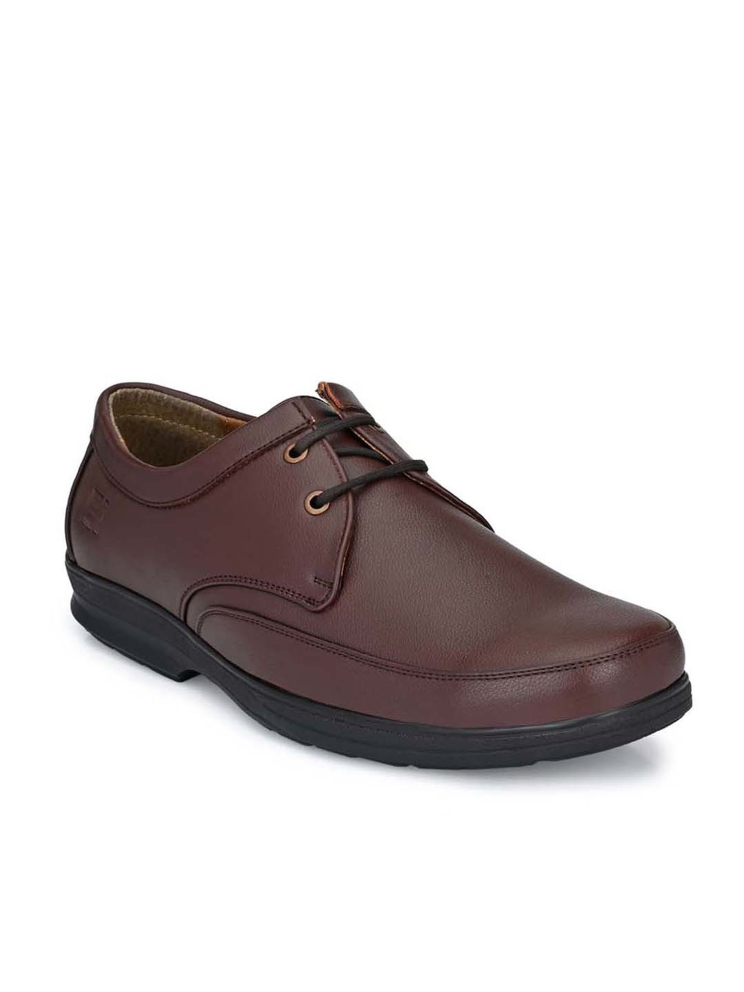 Eego Italy Men's Brown Derby Shoes