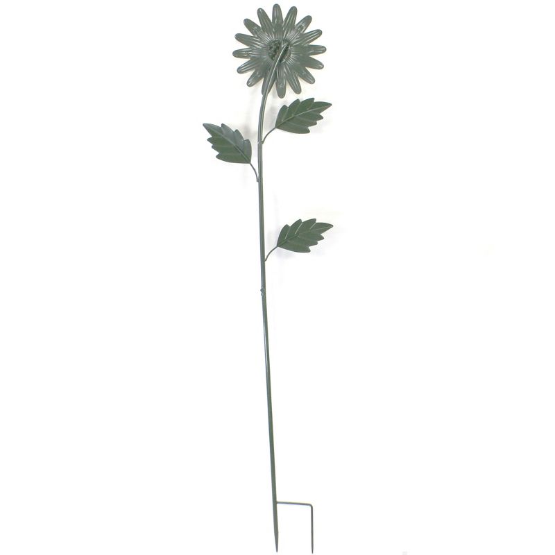 Home & Garden 49.0" Daisy Flower On Stake Yard Decor Flower Direct Designs International  -  Decorative Garden Stakes