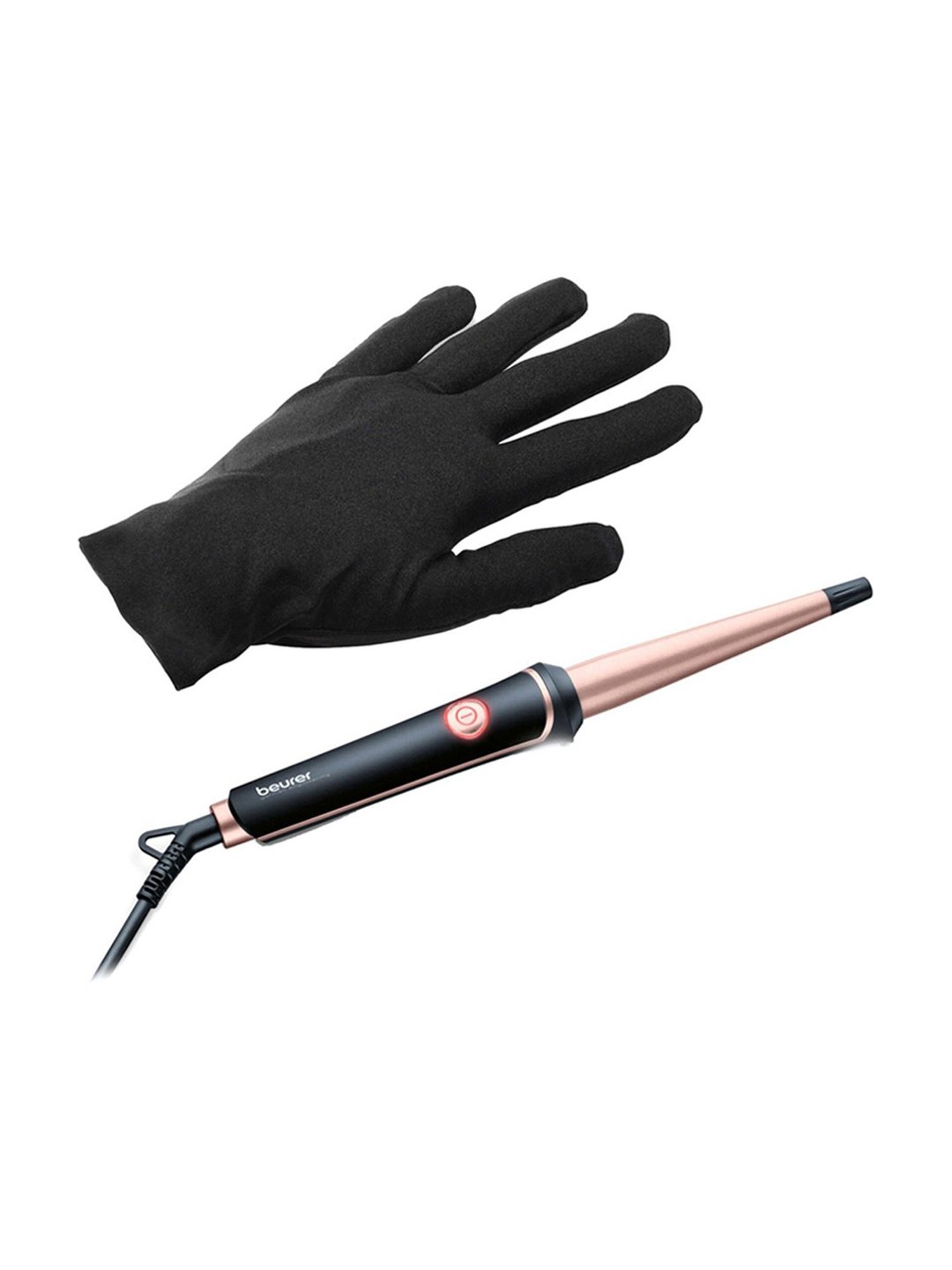 Beurer HT 53 Curling Tongs (Black and Rose Gold)