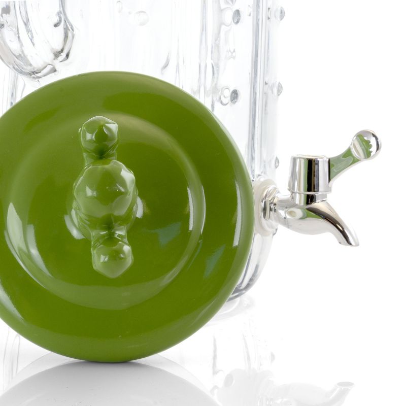 Gibson Home Cactus Cooler 1.3 Gallon Glass Drink Dispenser
