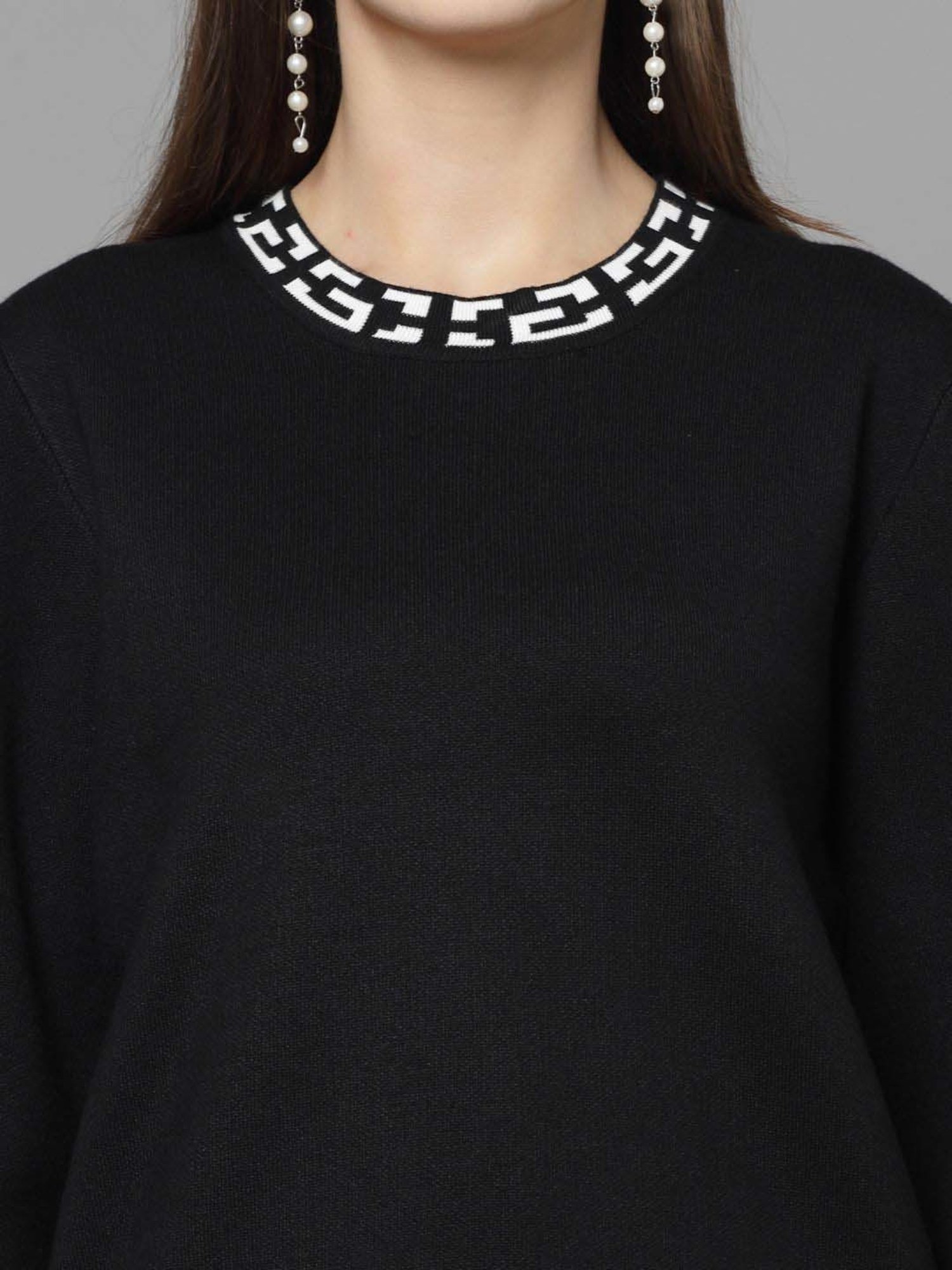 Mafadeny Black Printed T-Shirt Pants Set