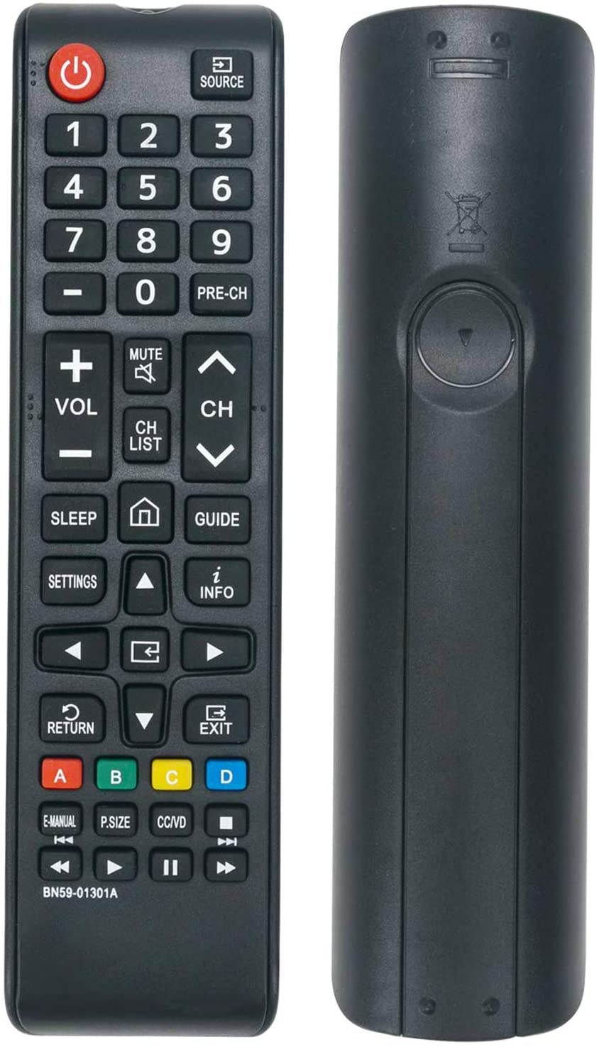 New BN59-01301A Remote Control Compatible with Samsung Smart LED TV UN32M4500 UN32N5300 UN43N5300 UN40NU7100 UN40NU710D UN40NU7200 UN43NU7100 UN43NU710D UN43NU7200 UN50NU6900 UN50NU7100 UN50NU710D