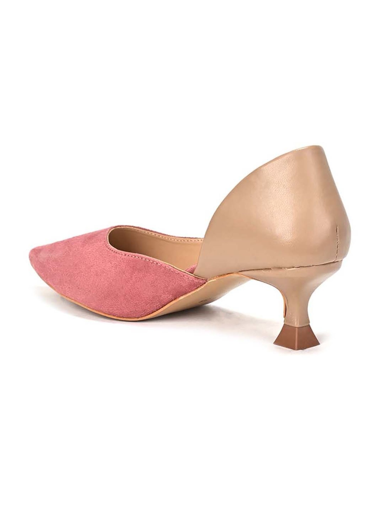 Scentra Women's Pink D'orsay Shoes